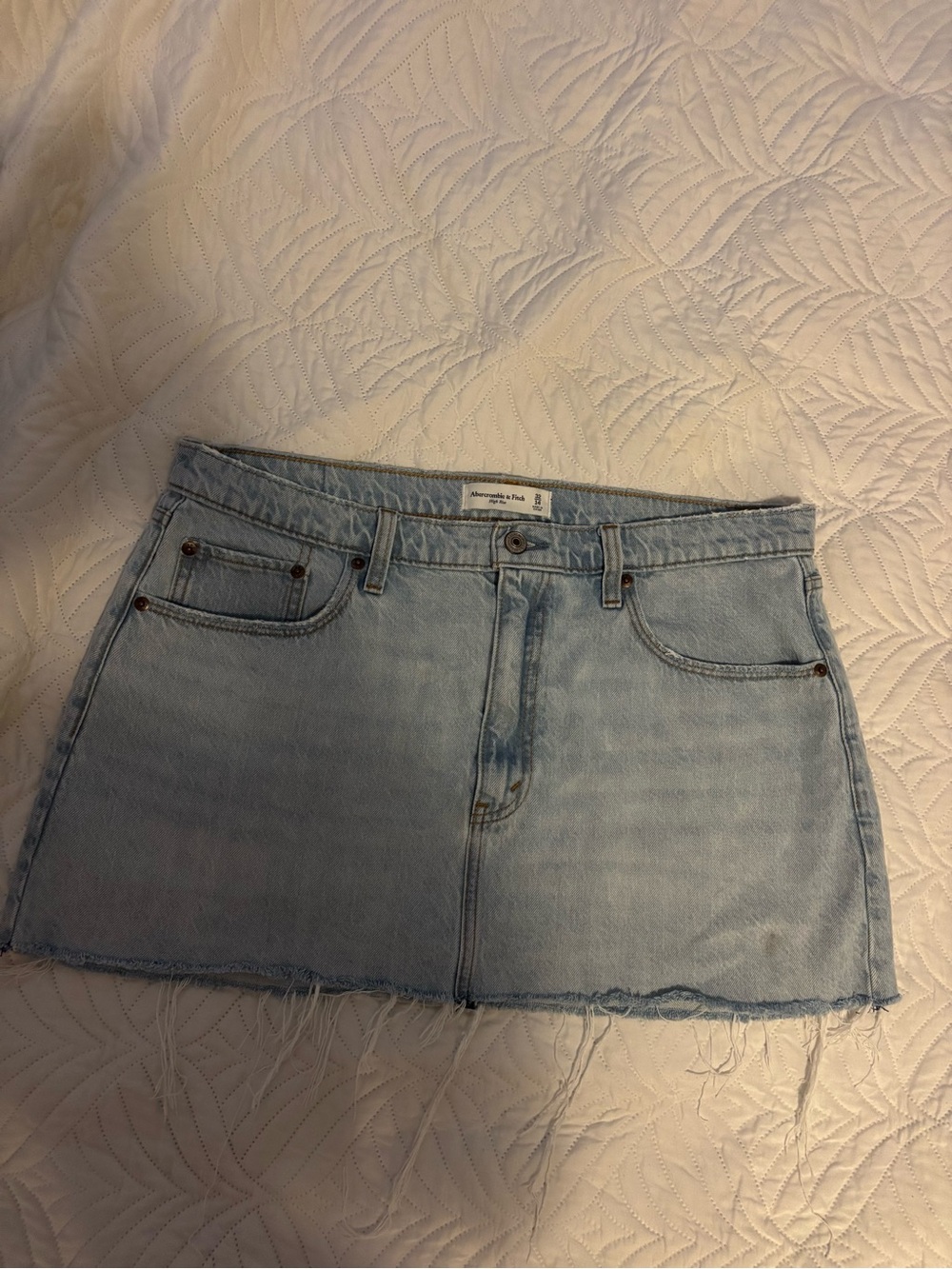 Abercrombie denim mini skirt